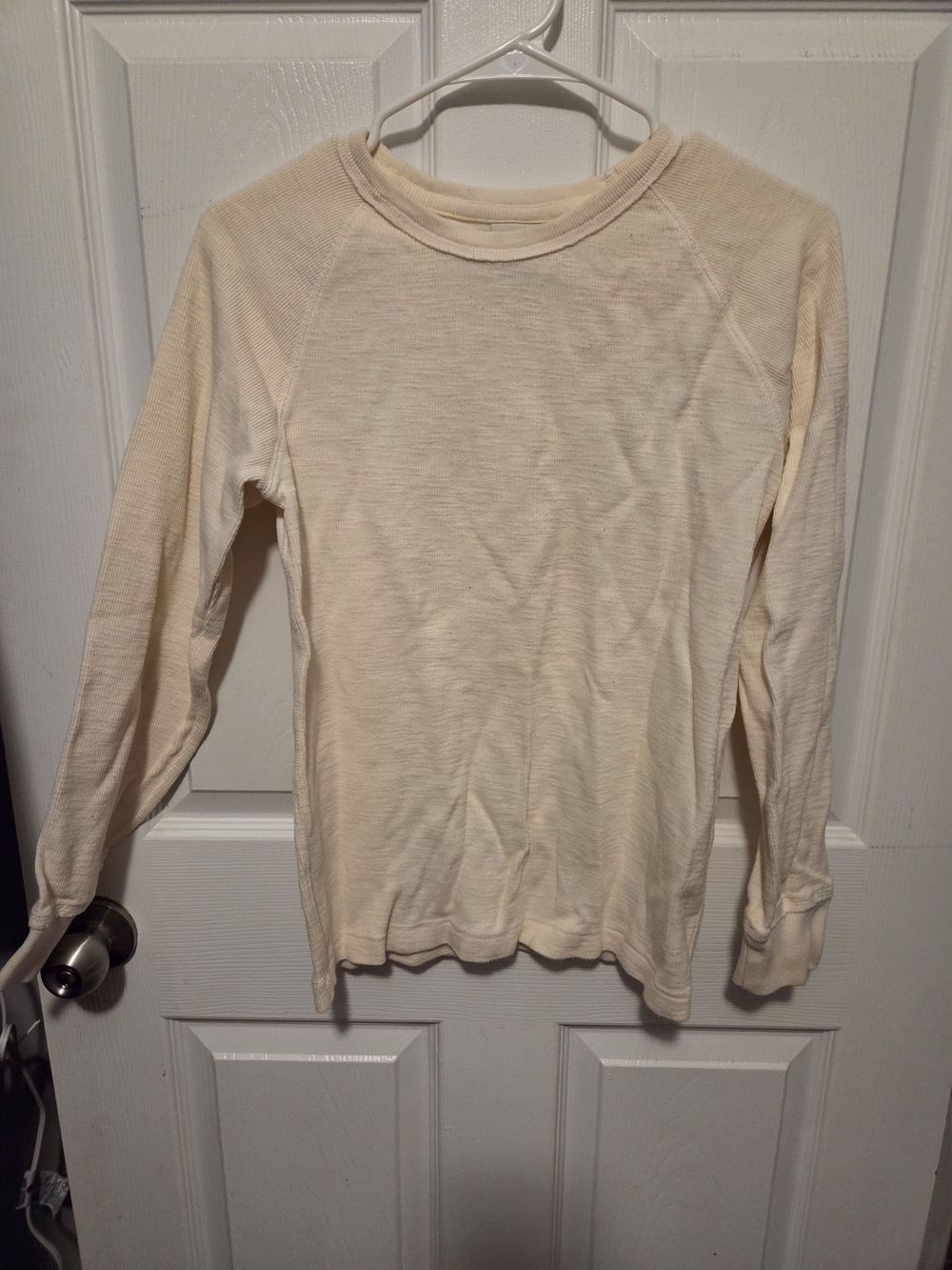 Cherokee Cream Long-Sleeve Crewneck Thermal Top
